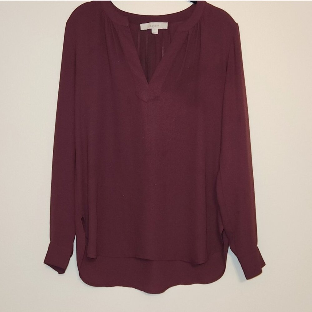 Ann Taylor Long Sleeve Blouse